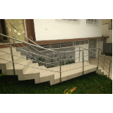 corrimão de acessibilidade para escada interna Santo André